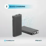 پاوربانک پاورولوژی مدل PPBCHA۷۱ با ظرفیت ۱۰۰۰۰ میلی‌ آمپر