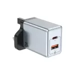 آداپتور 20 وات پرمیوم گرین لاین مدل GNPD20W2UK رنگ خاکستری