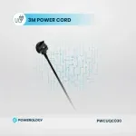 چندراهی برق پاورولوژی مدل PWCUQC030 رنگ مشکی