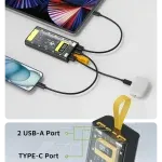 پاوربانک گرین لاین مدل Transparent Pro ۲۰w ظرفیت ۲۰۰۰۰ میلی آمپر - تصویر 7