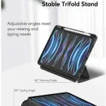 کیف ممتاز HOGO با جای مداد برای iPad 10 10.9 اینچی - مشکی - برند گرین لاین Green lion - تصویر 2