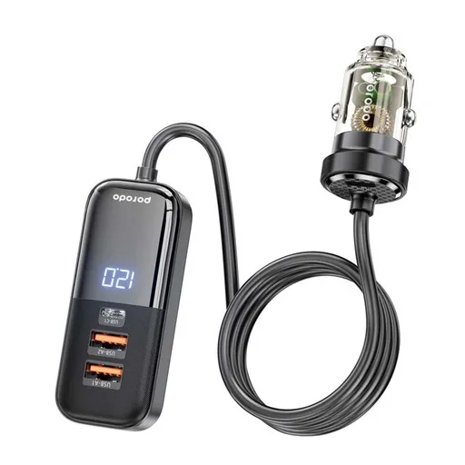 شارژر فندکی خودرو پرودو مدل PD-120TMCC