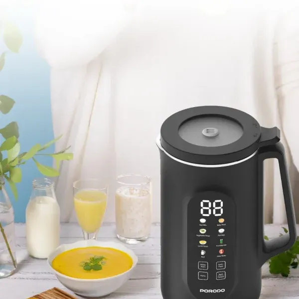 PORODO LIFETSYLE 800W AUTO DRINK MAKER 1000ML گرم و سرد با صفحه نمایش دیجیتال - BL - برند پرودو Porodo