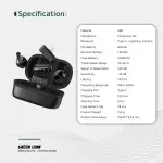 میکروفون بیسیم گرین لاین مدل GNGM85XMIC رنگ مشکی