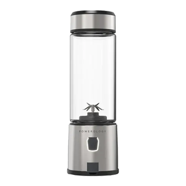 آبمیوه گیری 6 تیغه قابل حمل 450ML 126W - آلومینیوم - برند پاورولوژی Powerology