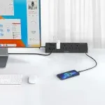 چندراهی برق پرودو مدل PDXT16011 رنگ مشکی