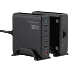 شارژر رومیزی 300 واتی پاورولوژی مدل PWGAN300W رنگ مشکی