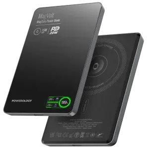 پاوربانک پاورولوژی مدل PPBCHA62 با ظرفیت 5000 میلی آمپر ساعت رنگ مشکی