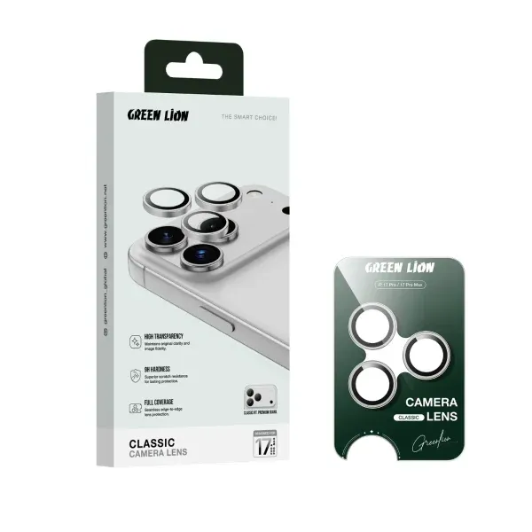 CLASSIC CAMERA LENS FOR IP 17 PRO/17 PRO MAX - GRAY TITANIUM