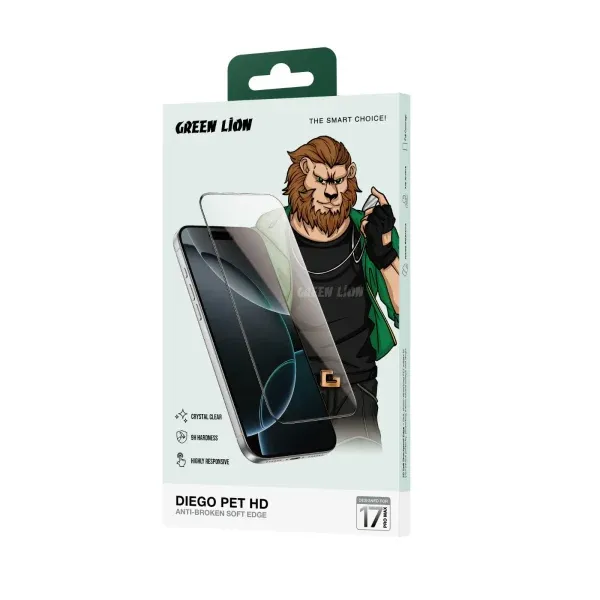 DIEGO PET HD SCREEN PROTECTOR FOR IP 17 PRO - CLEAR