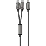 کابل دو سر USB-C پاورولوژی مدل PWDC100D رنگ خاکستری