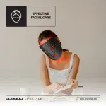 ماسک نور درمانی صورت پرودو مدل PD-LFST099 رنگ مشکی