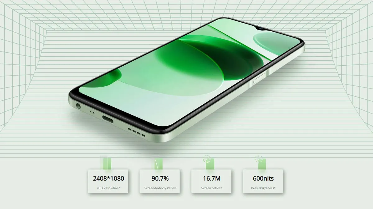 بررسی گوشی Realme C35