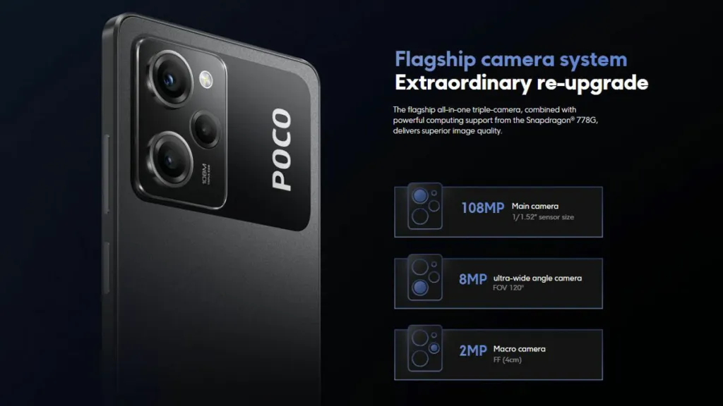 بررسی طراحی دوربین گوشی Poco X5 Pro شیائومی