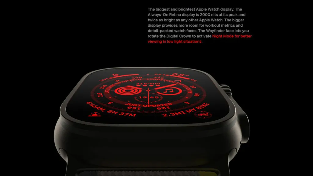 بررسی نمایشگر Apple Watch Ultra