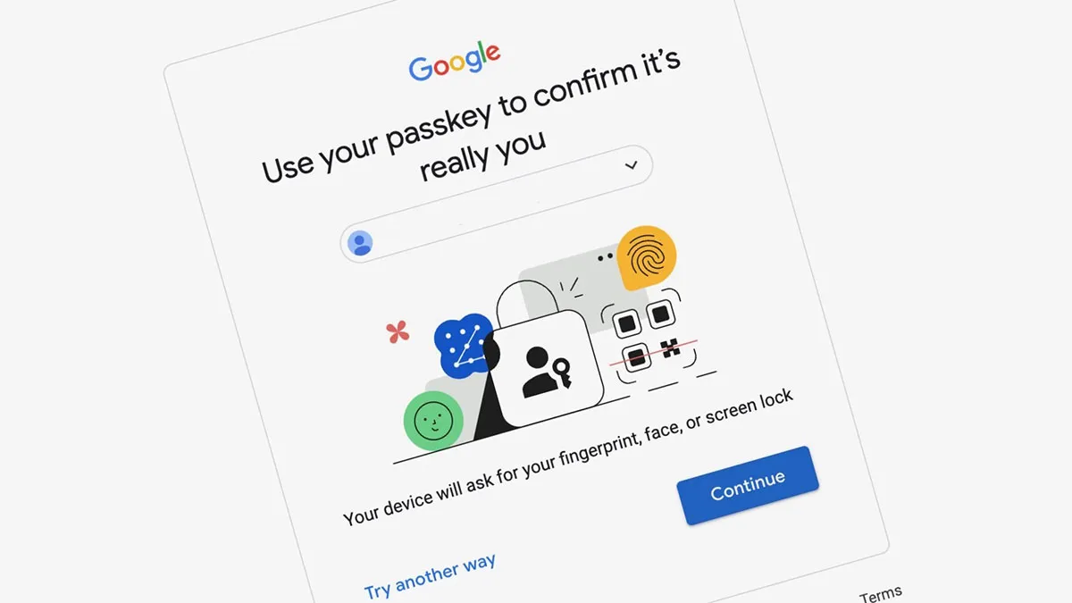 نحوه ایجاد Passkey برای حساب کاربری گوگل