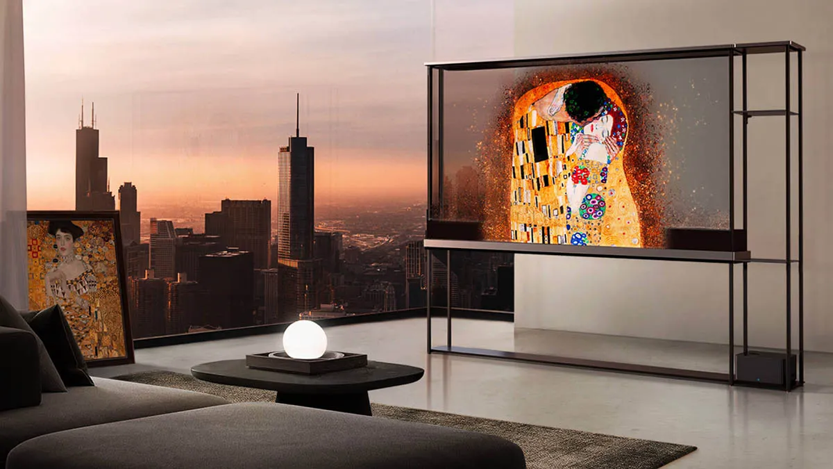 معرفی تلویزیون Signature OLED T ال جی در نمایشگاه CES 2024