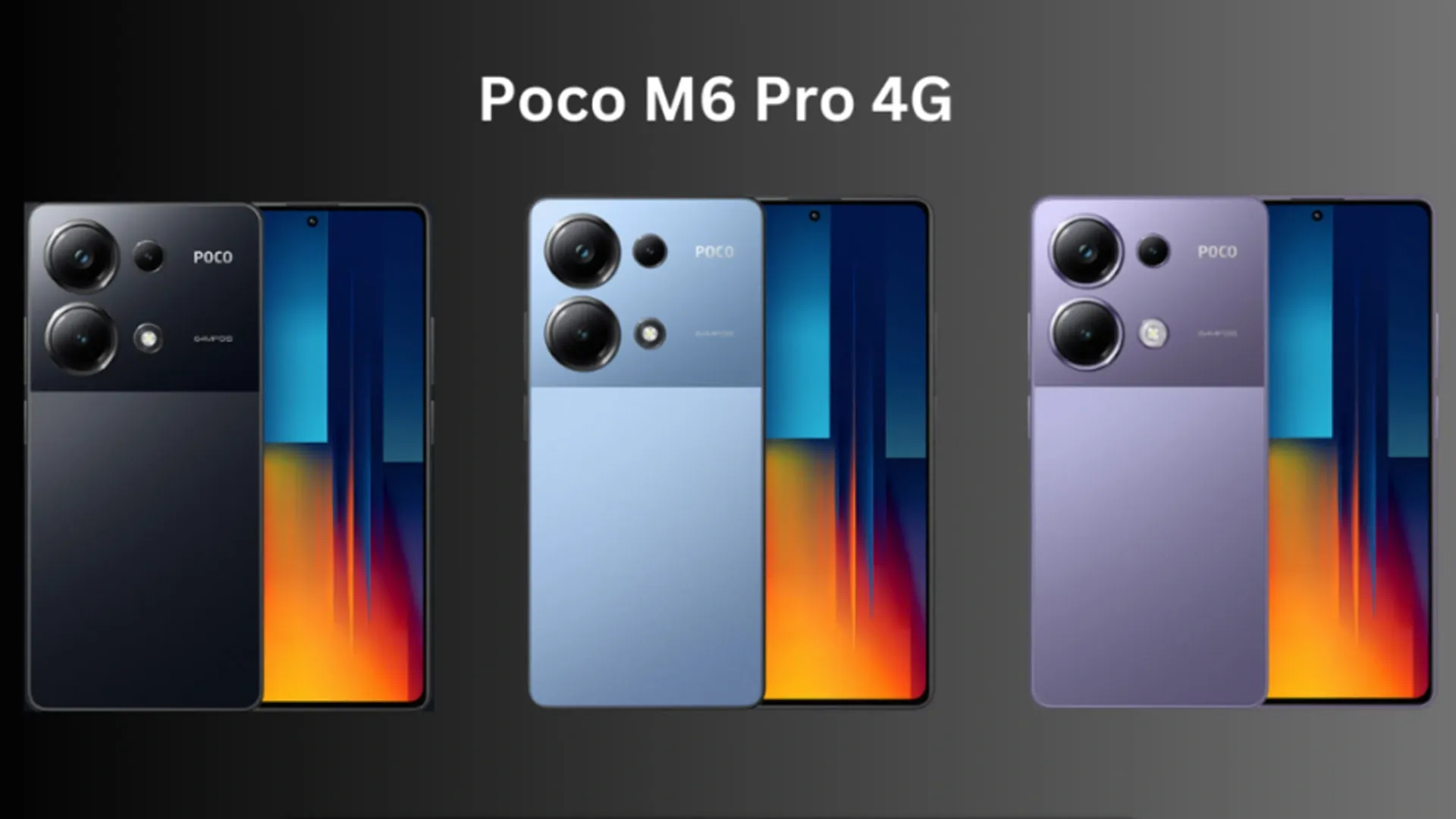 طراحی گوشی POCO M6 Pro 4G