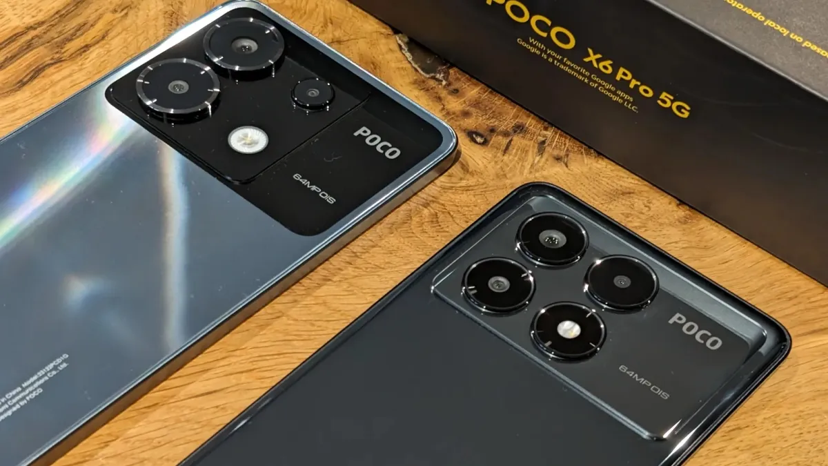 مقایسه Poco X6 Pro و Poco X6 شیائومی از نظر طراحی