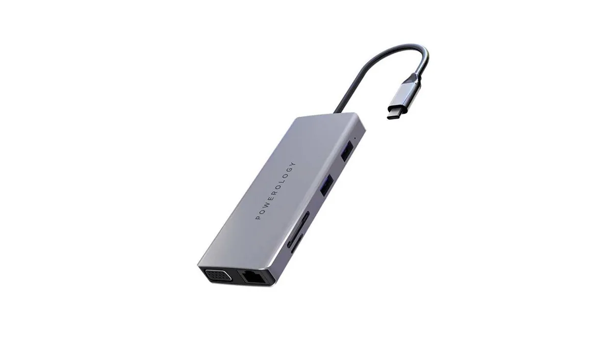 هاب USB-C پاورولوژی مدل P11CHBGY