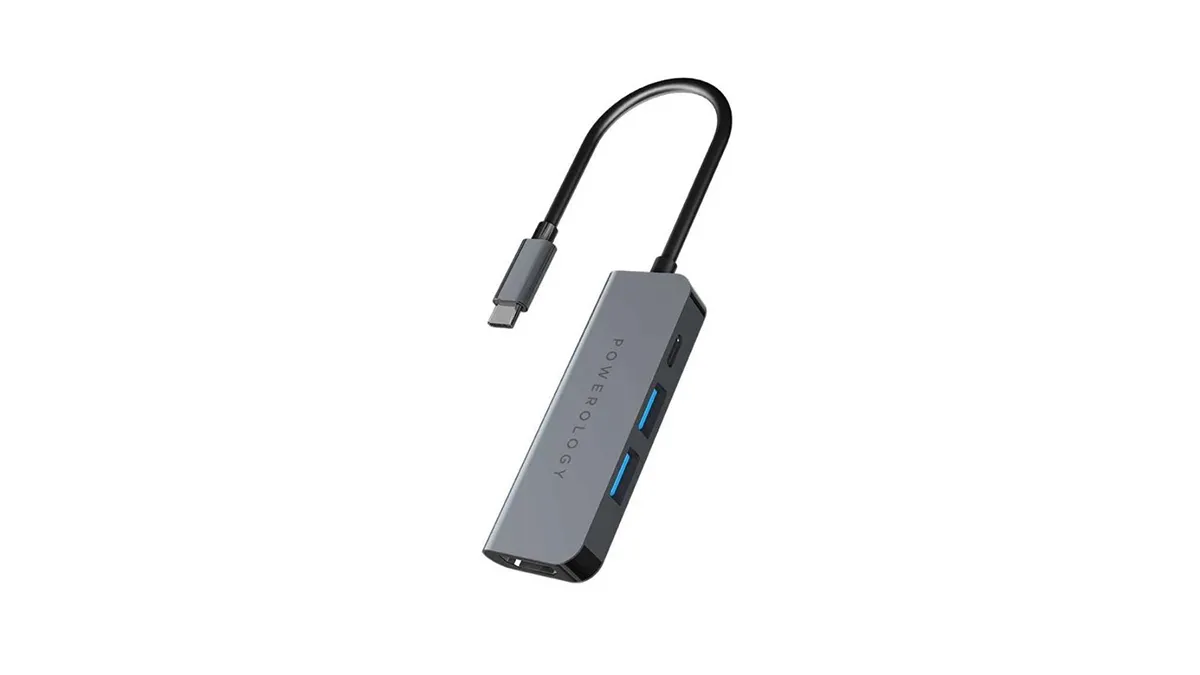 هاب USB-C پاورولوژی مدل P4CHBGY