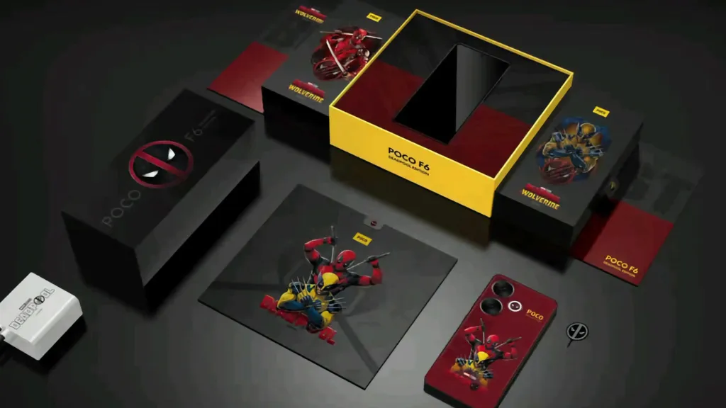 گوشی Poco F6 Deadpool & Wolverine edition