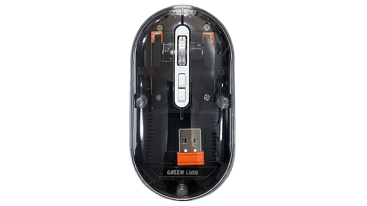 موس بی سیم گرین لاین مدل Transparent Mouse Lite