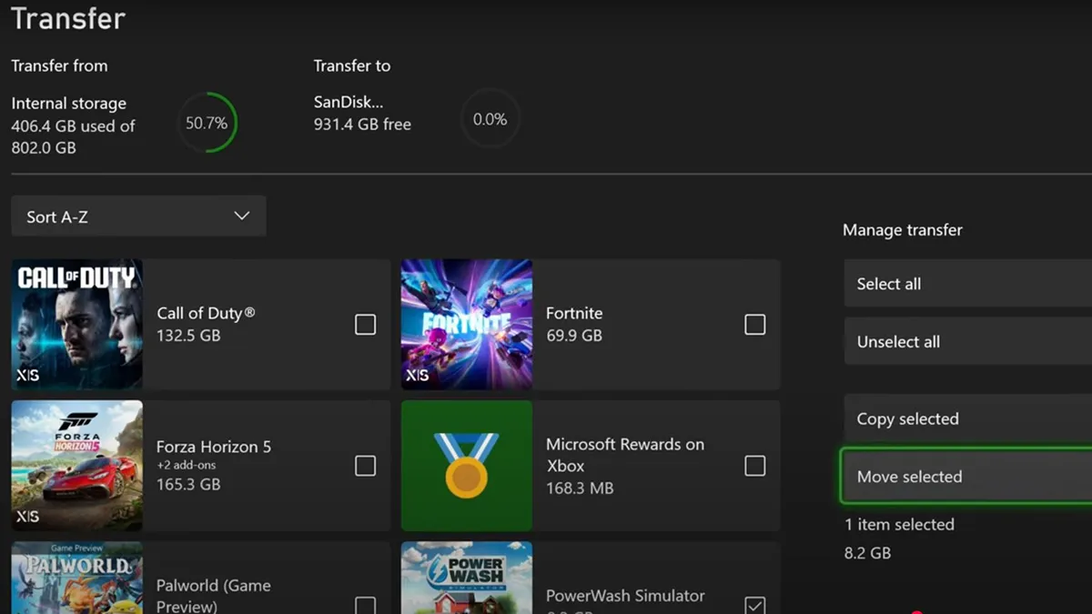 how to copy games on xbox series x s 10 آموزش کپی بازی ها ایکس باکس سری X/S روی حافظه اکسترنال