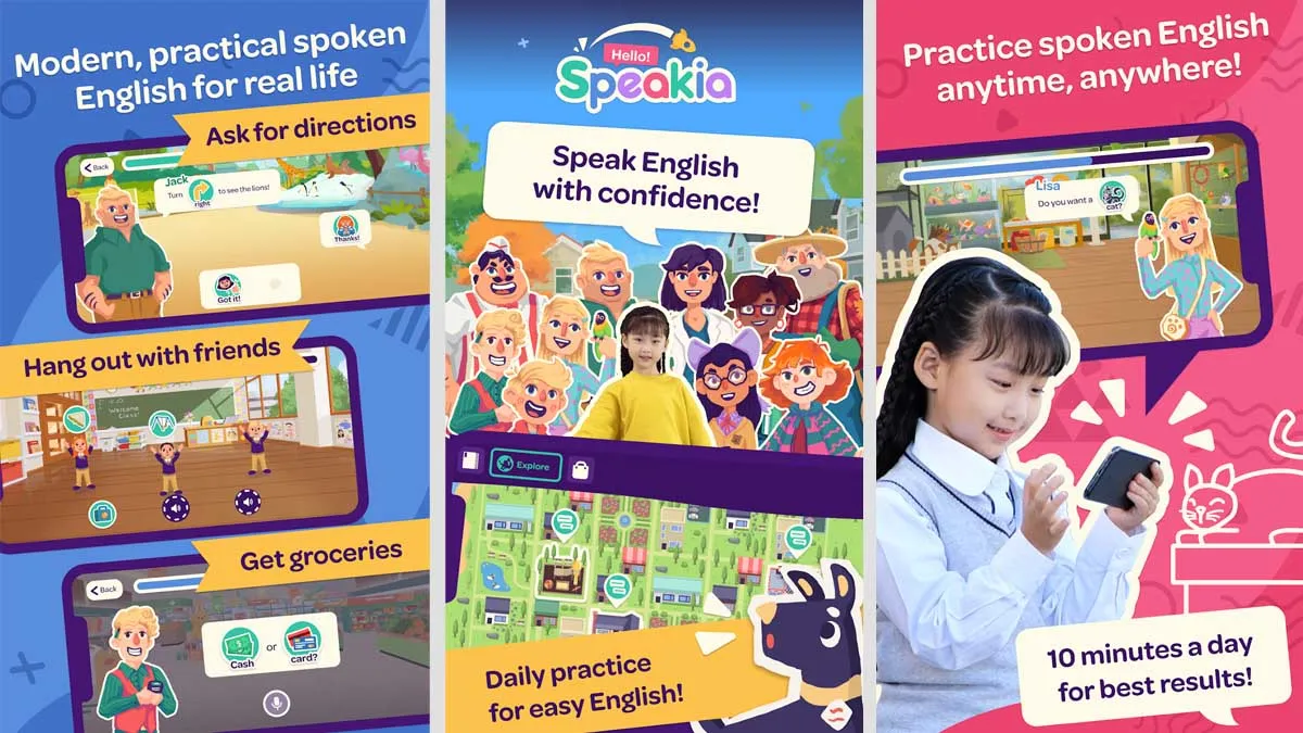 برنامه Speakia: Kids English Fun