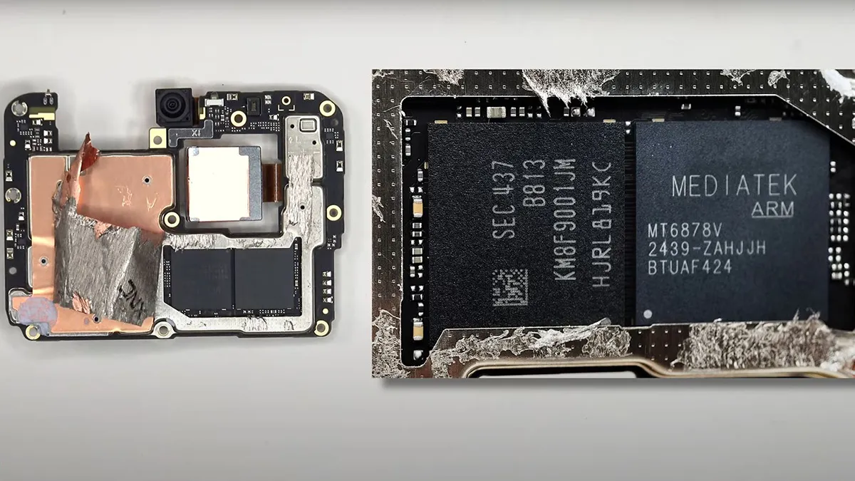 Xiaomi Poco X7 Teardown 14 کالبدشکافی گوشی Poco X7 شیائومی