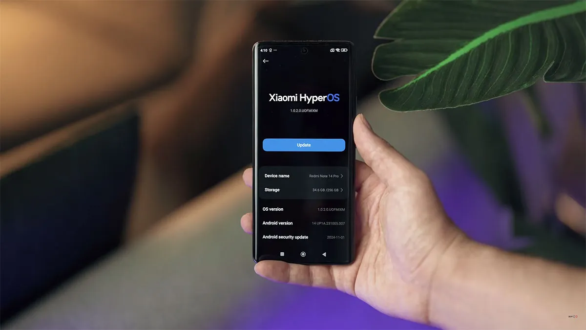 بررسی رابط کاربری گوشی Redmi Note 14 Pro 4G شیائومی