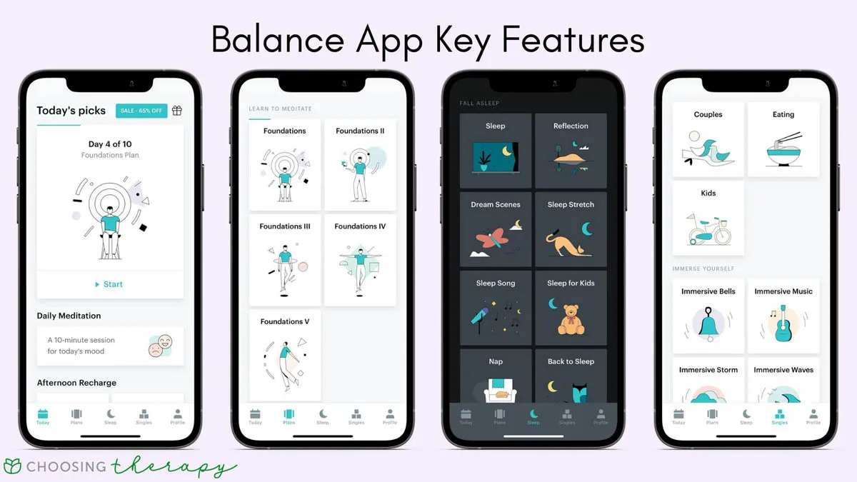 برنامه Balance: Meditation & Sleep