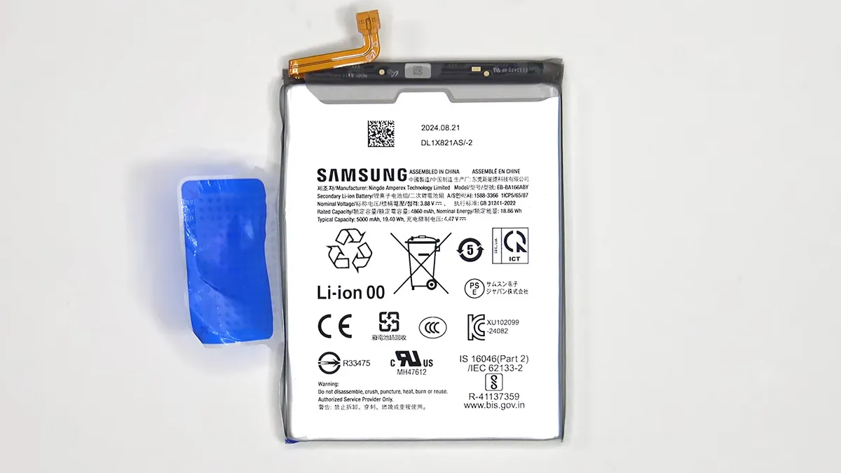 samsung a16 5g teardown 13 کالبدشکافی گوشی سامسونگ A16 5G