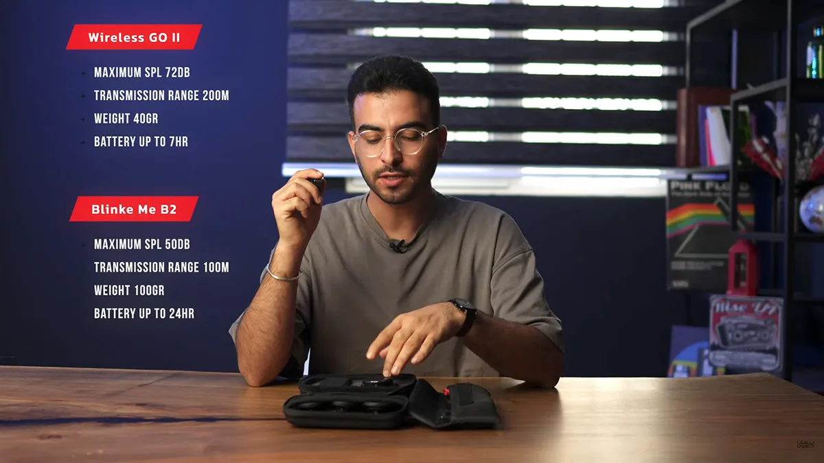 توضیحات فنی دو میکروفون rode و saramonic