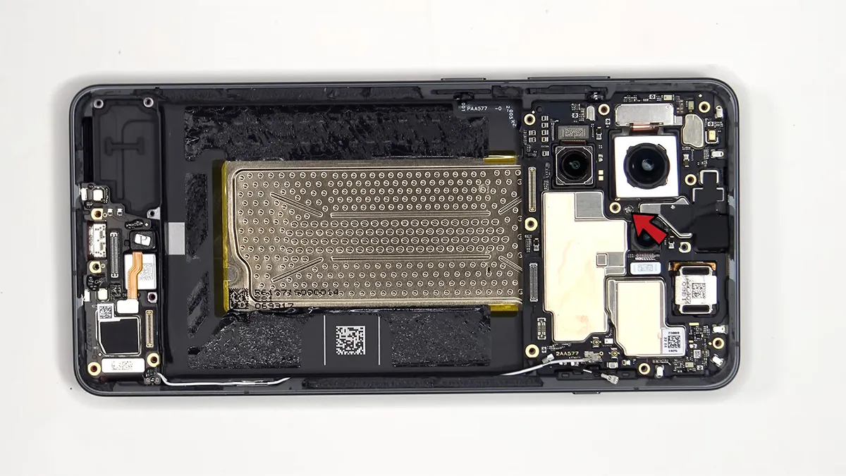 oneplus 13r teardown 10 بررسی کالبدشکافی Oneplus 13R
