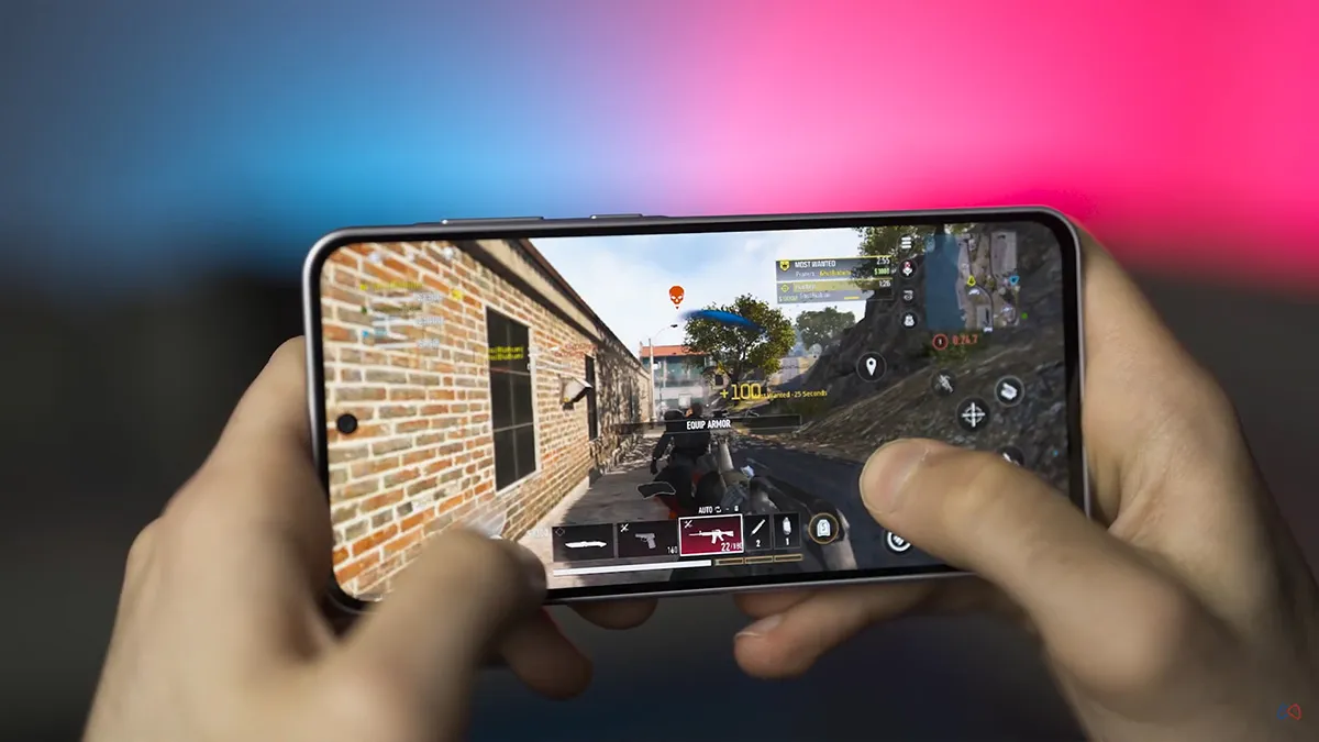 samsung a36 gaming test warzone gameplay تست گیمینگ گوشی A36 سامسونگ