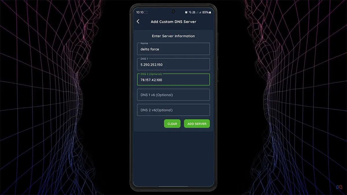 DNS اول (بهترین گزینه)