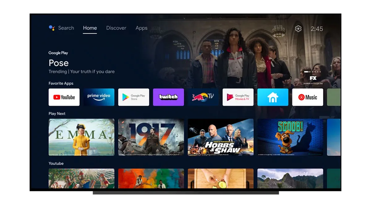 اندروید تی‌وی (Android TV) و گوگل تی‌وی (Google TV): دنیای بی‌انتهای برنامه‌ها و امکانات گوگل