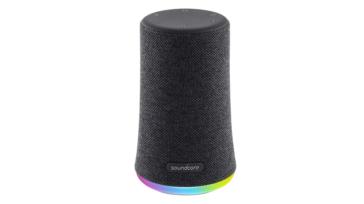 ۱. اسپیکر Anker Soundcore Flare Mini: صدای ۳۶۰ درجه و رقص نور!