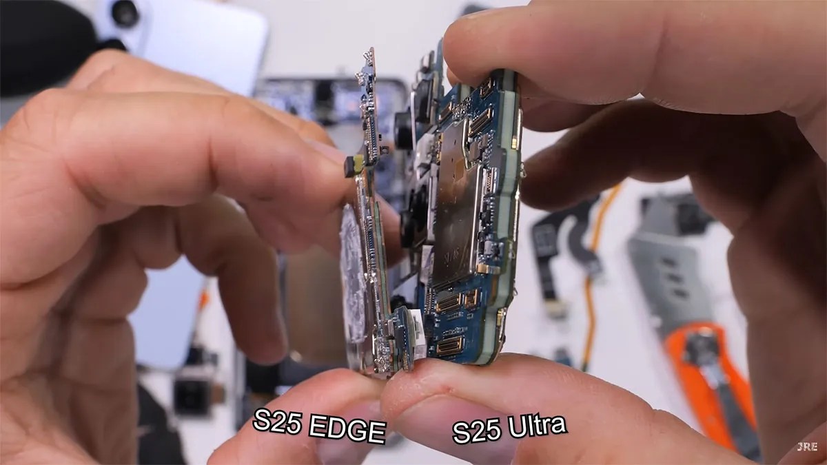 samsung s25 edge teardown 15 کالبدشکافی گوشی Samsung S25 Edge