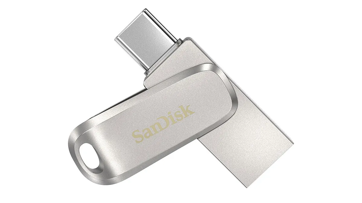 فلش مموری SanDisk Ultra Dual Drive Luxe 128GB: خوش‌ساخت، همه‌کاره و آینده‌نگر