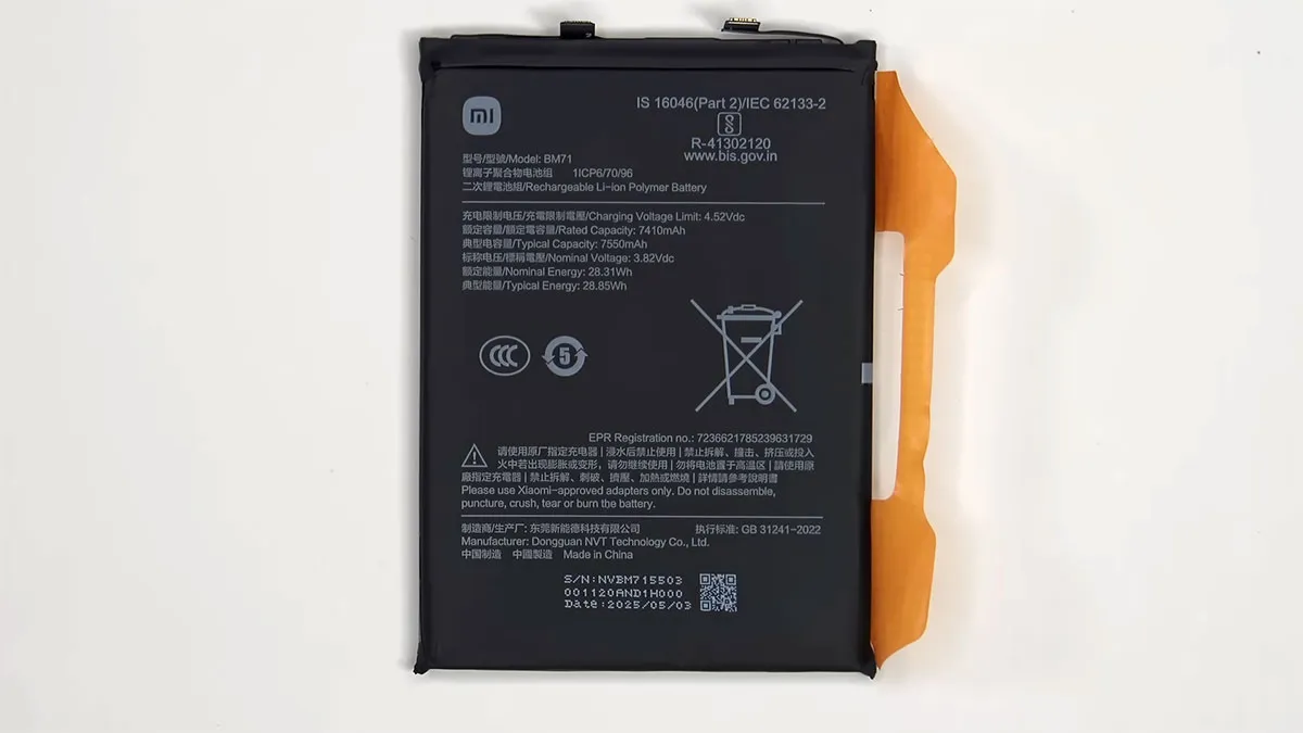 xiaomi poco f7 teardown 9 کالبدشکافی گوشی Poco F7 شیائومی