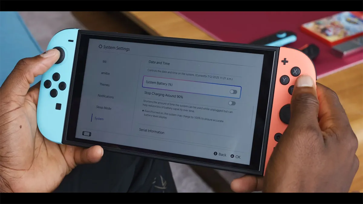 بررسی عملکرد باتری کنسول نینتندو Switch 2