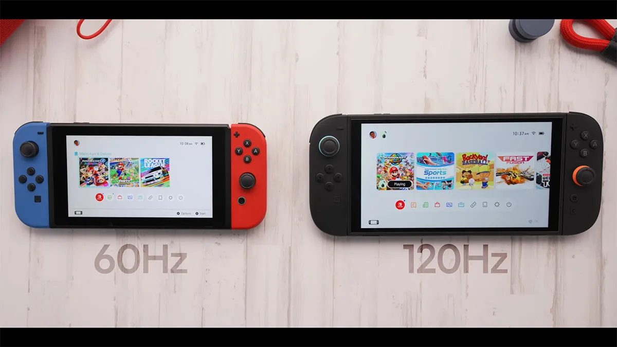 بررسی صفحه نمایش Nintendo Switch 2