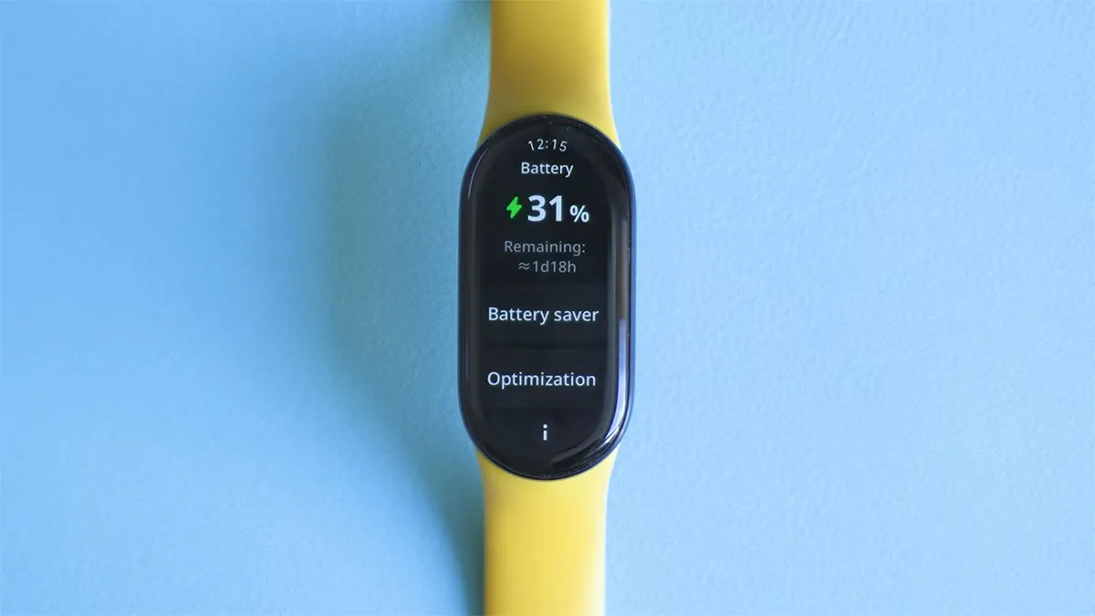 بررسی عملکرد باتری Mi Band 10 شیائومی