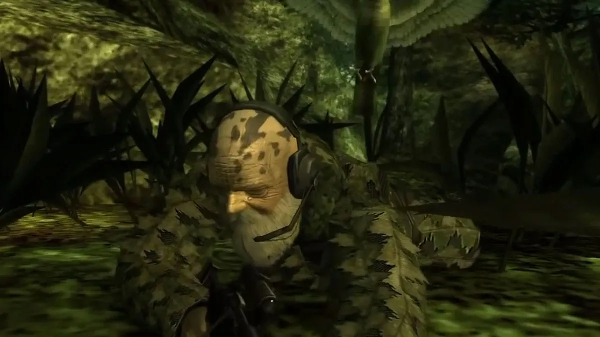 ۴. د اند (The End) - بازی Metal Gear Solid 3: Snake Eater (2004)