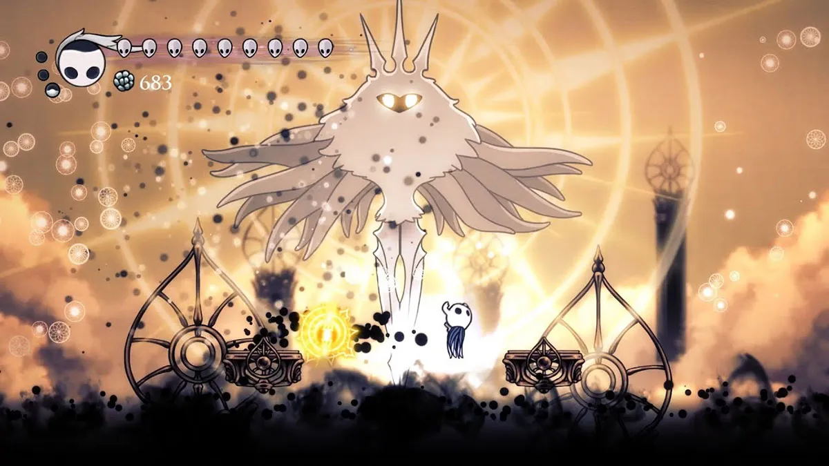 ۱۶. ریدینس (The Radiance) - بازی Hollow Knight (2017)