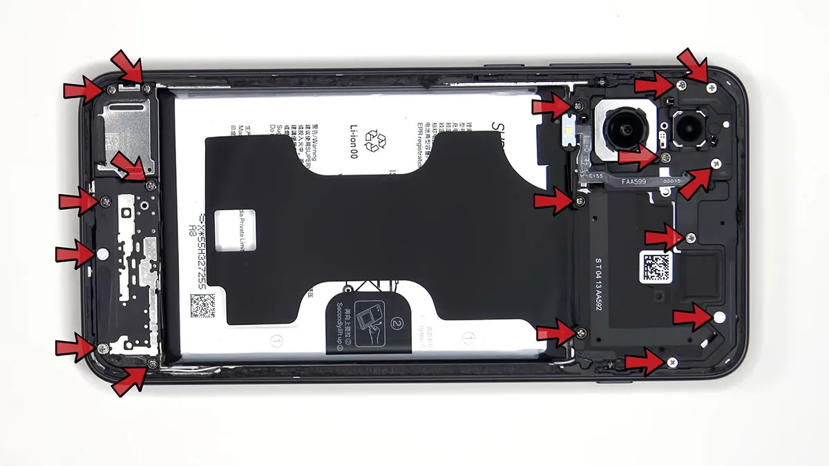 oneplus nord 5 teardown 4 کالبدشکافی گوشی Oneplus Nord 5