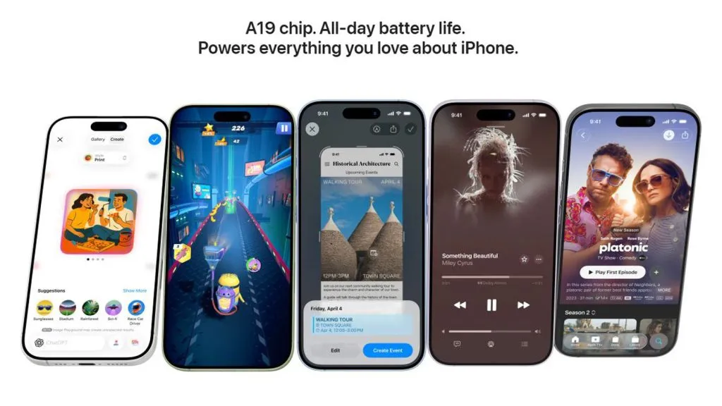 باتری و شارژدهی iPhone 17