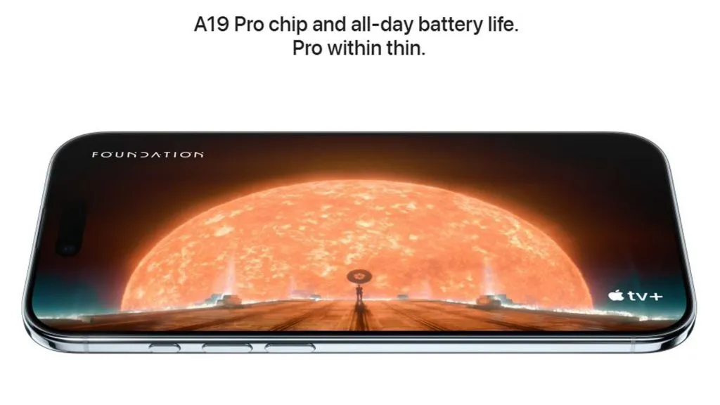 صفحه‌نمایش iPhone Air